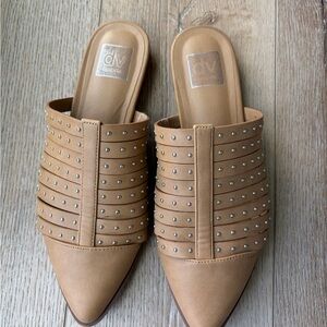 DV by Dolce Vita Tan Studded Mules